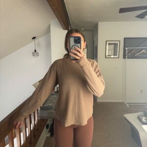 Uniqlo Tan Long Sleeve Size S